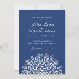 Weiche Feder Trocken Pampas Gras Mandala Hochzeit Einladung