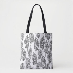 Weiche Federn Doodle 2 Tasche