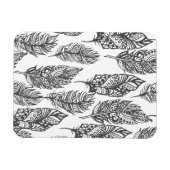 Weiche Federn Doodle Magnet (Horizontal)