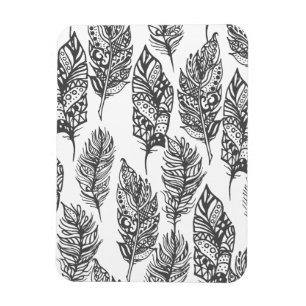 Weiche Federn Doodle Magnet