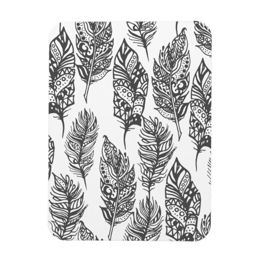 Weiche Federn Doodle Magnet (Vertikal)
