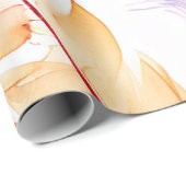 Weiche Federn: Watercolor Wonder Geschenkpapier (Rolleneckpunkt)
