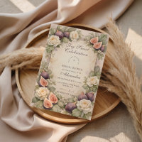 Weiche Feigen-Botanische Hochzeitsdusche