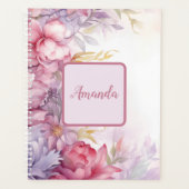 Weiche feminine Blumenmuster winzige Blume Planer (Vorderseite)