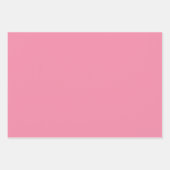 weiche Flamingo Pink Wrapping Paper Sheets Geschenkpapier Set (Vorderseite 3)