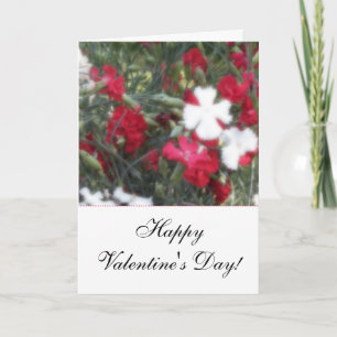 Weiche florale D5 Happy Valentine Day Card Feiertagskarte