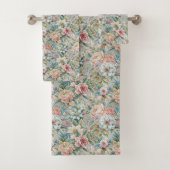 Weiche florale Handtücher trendiger Rokoko-Badeakz (Insitu)