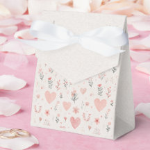 Weiche Florale Herzen Geschenkbox