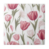Weiche florale Tulissen Fliese (Vorderseite)