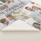 Weiche Foto-Collage Hochzeit oder Jubiläum Sherpadecke (3/4)