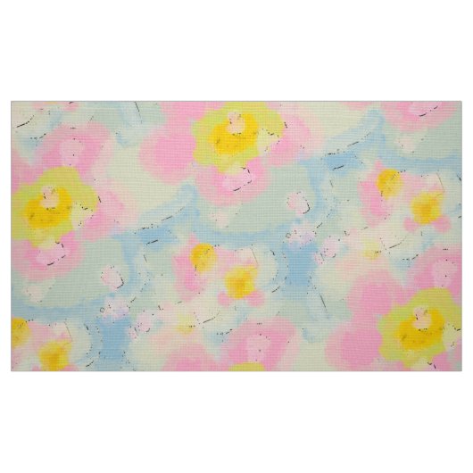 Weiche Frühlingsblumen Stoff (Fat Quarter (45,7 x 55,9 cm))