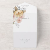 Weiche Frühlingsfarben All In One Einladung (Außenbereich)