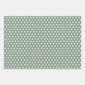 Weiche Frühlingsmammbrühe Grüne Eukalyptus Wreath Geschenkpapier Set (Vorderseite 2)