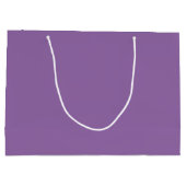 Weiche gedämpfte Lavendel-Großgeschenktasche Große Geschenktüte (Rückseite)