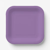 Weiche gedämpfte Lavendel-Papierplatten Pappteller (Vorderseite)