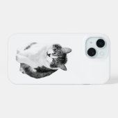 Weiche gemütliche Silhouette iPhone 15 Hülle (Rückseite (Horizontal))