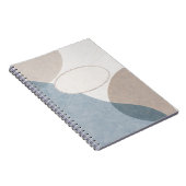 Weiche Geometrie — Anpassbares minimalistisches Jo Notizblock (Rechte Seite)