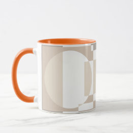 Weiche geometrische Blöcke – einfach und elegant Tasse