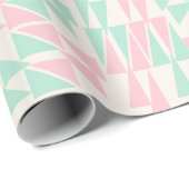 Weiche geometrische Pastelle Geschenkpapier (Rolleneckpunkt)