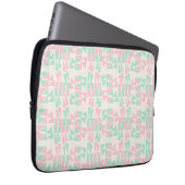 Weiche geometrische Pastelle Laptopschutzhülle (Vorne Rechts)