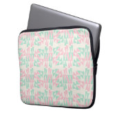 Weiche geometrische Pastelle Laptopschutzhülle (Vorderseite Links)