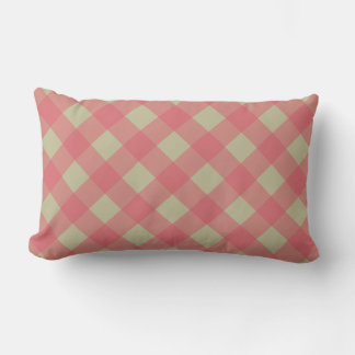Weiche Gingham-Wurfkissen – Cozy Check Lendenkissen