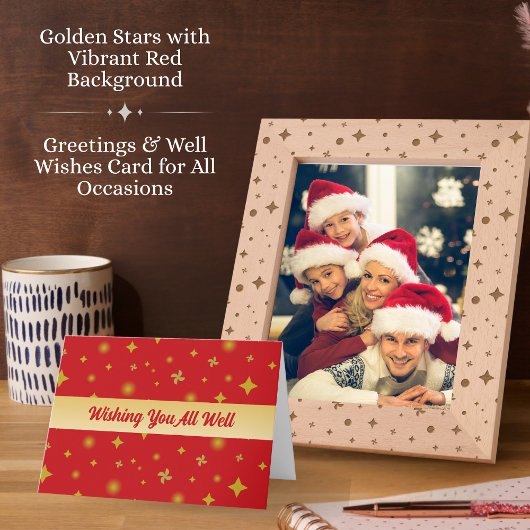 Weiche glänzende goldene Stangen und Blumenmuster Dankeskarte