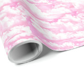 Weiche glückliche Rose bewölkt Dekor Geschenkpapier (Rolleneckpunkt)