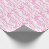 Weiche glückliche Rose bewölkt Dekor Geschenkpapier (Ecke)