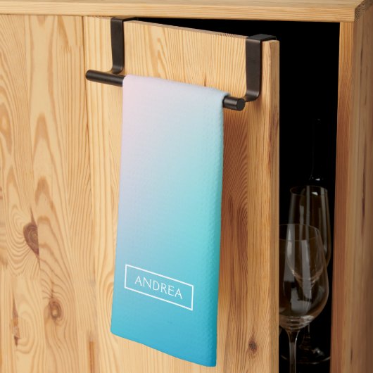 Weiche Gradientenschwelle Geschirrtuch (Drittel gefaltet)