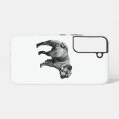 Weiche Grafit, stetiger Wächter Samsung Galaxy Hülle (Rückseite (Horizontal))