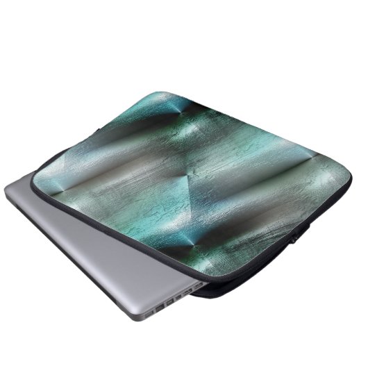 Weiche, graue Gesteinsstruktur mit digitalen Detai Laptopschutzhülle (Vorne Knopf)