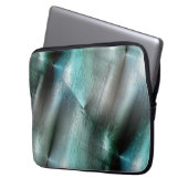 Weiche, graue Gesteinsstruktur mit digitalen Detai Laptopschutzhülle (Vorderseite Links)