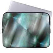 Weiche, graue Gesteinsstruktur mit digitalen Detai Laptopschutzhülle (Vorderseite)