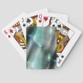 Weiche, graue Gesteinsstruktur mit digitalen Detai Spielkarten (Rückseite)