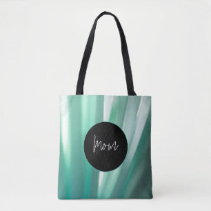 Weiche grüne Blumenprint-Tasche Tasche