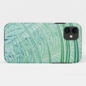 Weiche grüne Pflanze Palmblättrig Case-Mate iPhone Hülle (Rückseite (Horizontal))