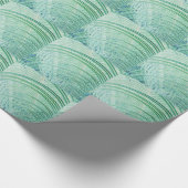 Weiche grüne Pflanze Palmblättrig Geschenkpapier (Ecke)