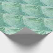 Weiche grüne Pflanze Palmblättrig Geschenkpapier (Ecke)