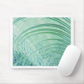Weiche grüne Pflanze Palmblättrig Mousepad (Mit Mouse)
