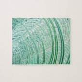 Weiche grüne Pflanze Palmblättrig Puzzle (Horizontal)