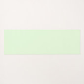 Weiche grüne Yoga-Pose mit Individuelle Name Yogamatte (Rückseite (Horizontal))