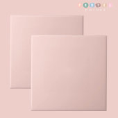 Weiche, helle Pastellfarbe Rosa Fliese