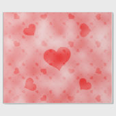 weiche Herzen B Geschenkpapier (Flach)