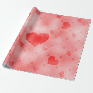 weiche Herzen B Geschenkpapier