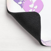 Weiche Herzen Mousepad (Ecke)