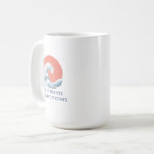 Weiche Herzen überleben Stürme Kaffeetasse (Vorderseite Links)