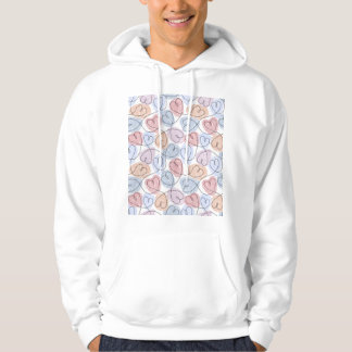 Weiche Herzen: Valentine's Continuous Line Hoodie