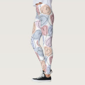 Weiche Herzen: Valentine's Continuous Line Leggings (Links)