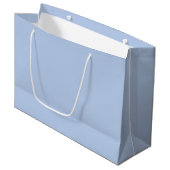 Weiche Himmelblau Große Geschenktüte (Vorderseite Schrägansicht)